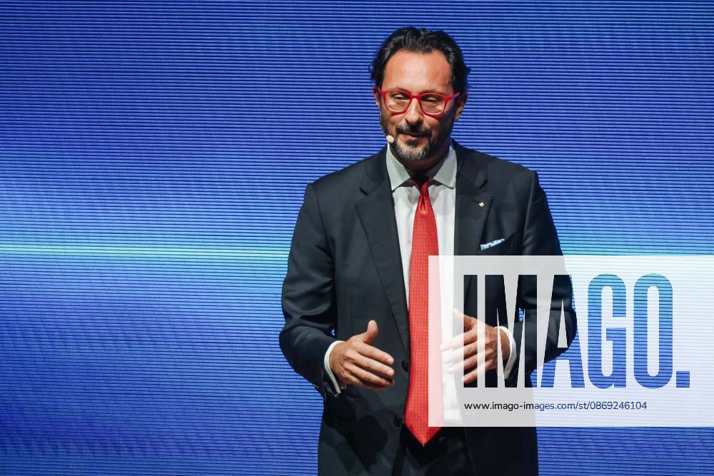 IPA89596462 - Milan: Assolombarda s 2026 General Assembly at the Teatro Dal Verme. Pictured: Alvise Biffi (president of Assolombarda)