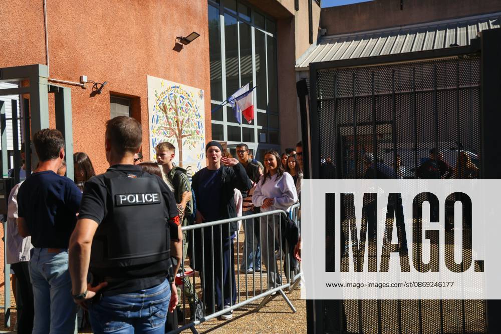 News Brief: Lakanal Middle School in Aubagne PHOTOPQR LA PROVENCE Gilles BADER Marseille October 12, 2026 News Brief: Lakanal Middle School in Aubagne A middle school student shot a teacher and the principal On October 12, 2026, the principal of a middle school in Aubagne, Bouches-du-Rhône, France, and a teacher were wounded by a hunting rifle shot fired by a student who had entered the school armed with a shotgun. Marseille, BDR, France
