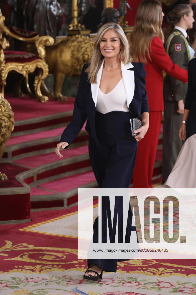 The King and Queen, the Princess of Asturias, and Infanta Sofía preside over the reception at the Royal Palace to celebrate National Day. Sandra Golpe during the reception with the King and Queen, Princess Leonor, and Infanta Sofía to celebrate National Day, at the Royal Palace on October 12, 2026, in Madrid, Spain. The event is presided over by the King and Queen, the Princess of Asturias, and Infanta Sofía following the solemn ceremony honoring the national flag and the military parade held in Plaza de Cánovas del Castillo. The purpose of the National Day commemoration is to solemnly recall moments in our collective history that form part of our shared historical, cultural, and social heritage, recognized as such by the vast majority of