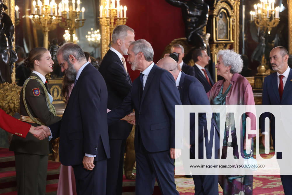 The King and Queen, the Princess of Asturias, and Infanta Sofía preside over the reception at the Royal Palace in celebration of National Day. Javier García during the reception with the King and Queen, Princess Leonor, and Infanta Sofía on the occasion of National Day, at the Royal Palace on October 12, 2026, in Madrid, Spain. The event is presided over by the King and Queen, the Princess of Asturias, and Infanta Sofía following the solemn ceremony honoring the national flag and the military parade held in Plaza de Cánovas del Castillo. The purpose of the National Day commemoration is to solemnly recall moments in our collective history that form part of our shared historical, cultural, and social heritage, recognized as such by the vast