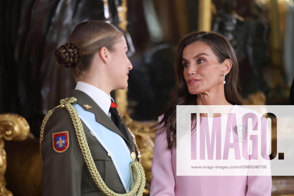 The King and Queen, the Princess of Asturias, and Infanta Sofía preside over the reception at the Royal Palace to mark National Day. Princess Leonor and Queen Letizia during the reception held to mark National Day at the Royal Palace on October 12, 2026, in Madrid, Spain. The event is presided over by the King and Queen, the Princess of Asturias, and Infanta Sofía following the solemn ceremony honoring the national flag and the military parade held in Plaza de Cánovas del Castillo. The commemoration of National Day aims to solemnly recall moments in our collective history that form part of our shared historical, cultural, and social heritage, recognized as such by the vast majority of citizens. HISPANIC DAY KING FELIPE QUEEN LETIZIA PRINCE