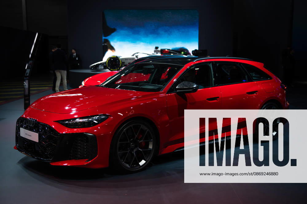2026 Paris Motor Show Aurelien Morissard MAXPPP MAXPPP Paris, October 12, 2026 The Audi RS5 Avant electric car is on display at the 2026 Paris Motor Show in Paris, France, Monday, October 12, 2026 Aurelien Morissard MAXPPP Paris, France