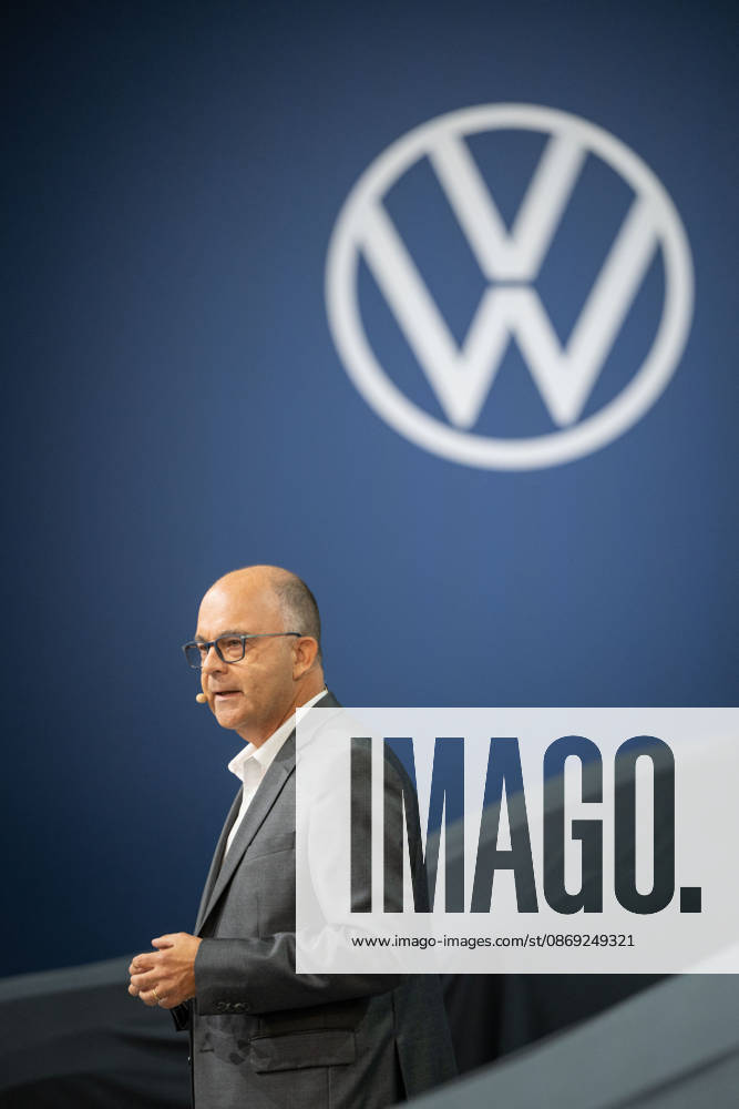 Paris Motor Show Volkswagen Press Conference - Paris AJ CEO Volkswagen Group France, Marc Meurer during the 91st edition of the international Paris Motor Show (Mondial de l’auto) at the Porte de Versailles in Paris on October 12, 2026. Photo by Alexis Jumeau ABACAPRESS.COM Paris France