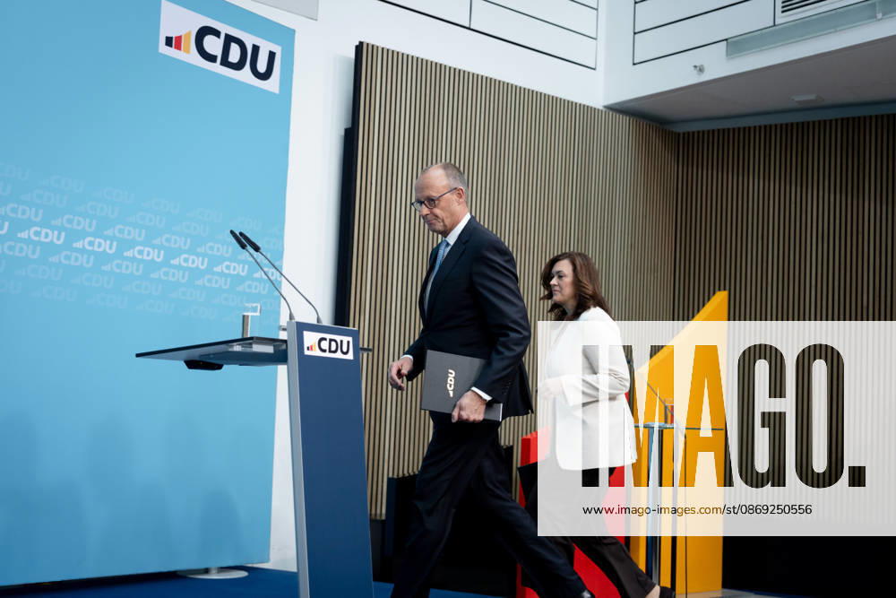 Berlin, Konrad-Adenauer-Haus, CDU Berlin, Konrad-Adenauer-Haus, CDU, Präsidiumsklausurtagung, Bundesvorstandssitzung, Friedrich Merz, Bundeskanzler, Generalsekretärin, CDU, Franziska Hoppermann Berlin Berlin GER