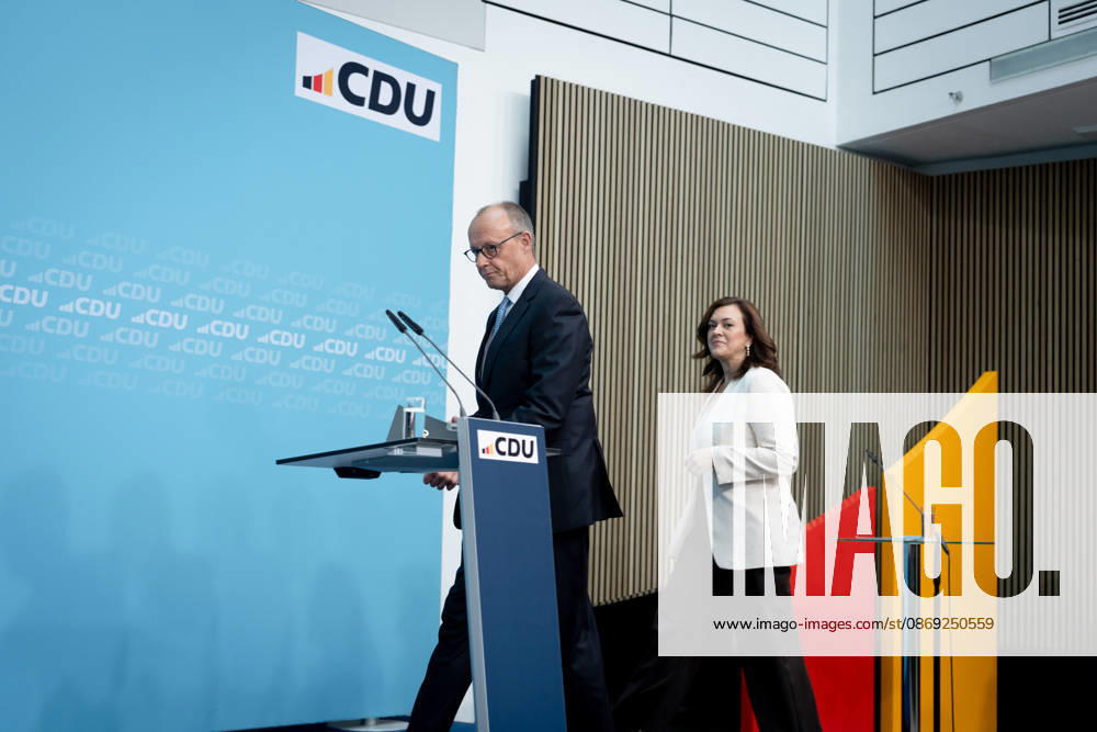 Berlin, Konrad-Adenauer-Haus, CDU Berlin, Konrad-Adenauer-Haus, CDU, Präsidiumsklausurtagung, Bundesvorstandssitzung, Friedrich Merz, Bundeskanzler, Generalsekretärin, CDU, Franziska Hoppermann Berlin Berlin GER