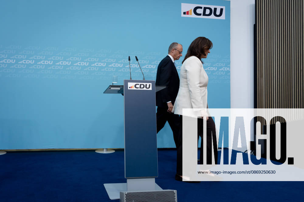 Berlin, Konrad-Adenauer-Haus, CDU Berlin, Konrad-Adenauer-Haus, CDU, Präsidiumsklausurtagung, Bundesvorstandssitzung, Friedrich Merz, Bundeskanzler, Generalsekretärin, CDU, Franziska Hoppermann Berlin Berlin GER
