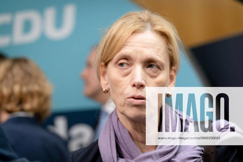 Berlin, Konrad-Adenauer-Haus, CDU Berlin, Konrad-Adenauer-Haus, CDU, Präsidiumsklausurtagung, Bundesvorstandssitzung, Karin Prien, Bundesministerin, Stellvertretende Bundesvorsitzende Berlin Berlin GER