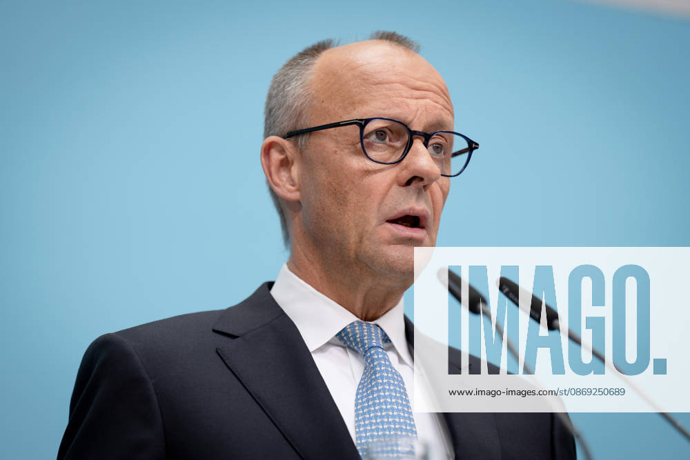 Berlin, Konrad-Adenauer-Haus, CDU Berlin, Konrad-Adenauer-Haus, CDU, Präsidiumsklausurtagung, Bundesvorstandssitzung, Friedrich Merz, Bundeskanzler Berlin Berlin GER