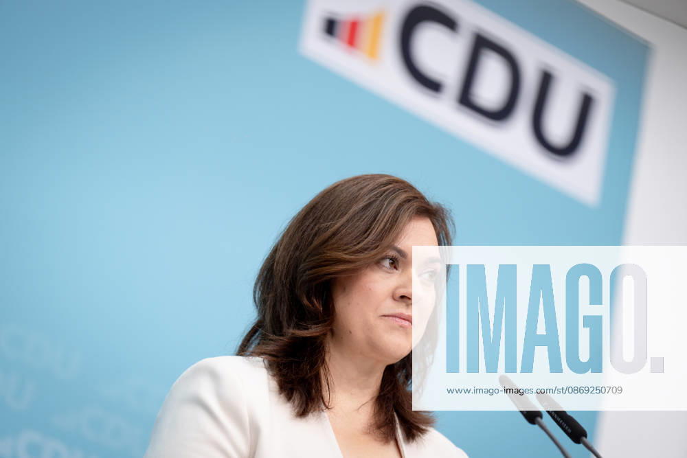 Berlin, Konrad-Adenauer-Haus, CDU Berlin, Konrad-Adenauer-Haus, CDU, Präsidiumsklausurtagung, Bundesvorstandssitzung, Friedrich Merz, Bundeskanzler, Generalsekretärin, CDU, Franziska Hoppermann Berlin Berlin GER