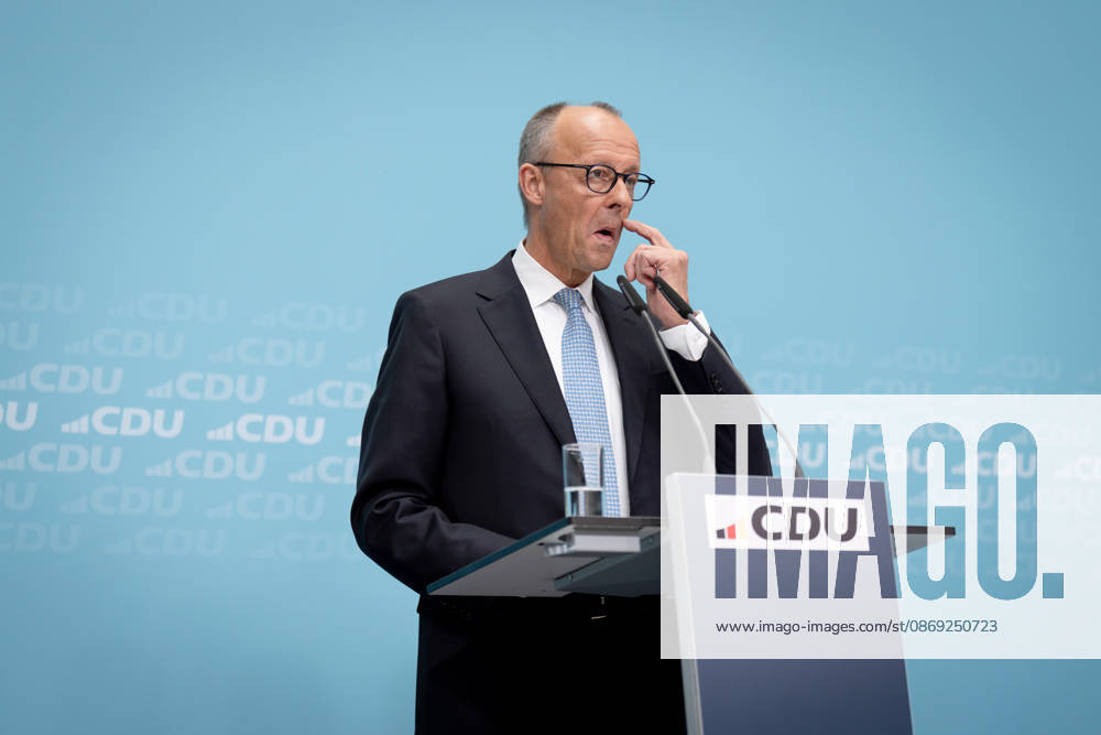 Berlin, Konrad-Adenauer-Haus, CDU Berlin, Konrad-Adenauer-Haus, CDU, Präsidiumsklausurtagung, Bundesvorstandssitzung, Friedrich Merz, Bundeskanzler, Generalsekretärin, CDU, Franziska Hoppermann Berlin Berlin GER