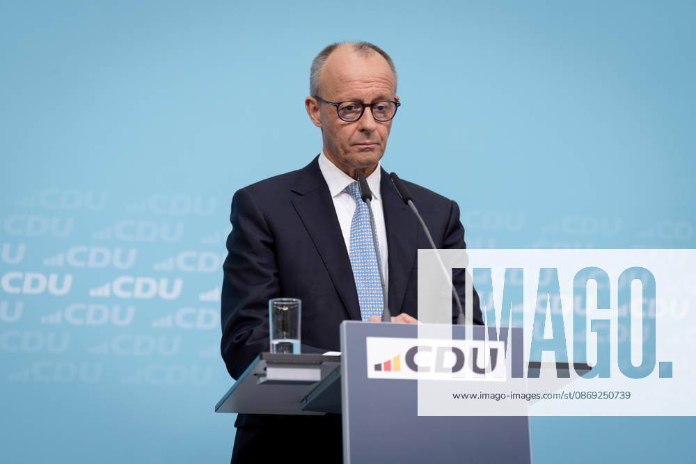 Berlin, Konrad-Adenauer-Haus, CDU Berlin, Konrad-Adenauer-Haus, CDU, Präsidiumsklausurtagung, Bundesvorstandssitzung, Friedrich Merz, Bundeskanzler, Generalsekretärin, CDU, Franziska Hoppermann Berlin Berlin GER