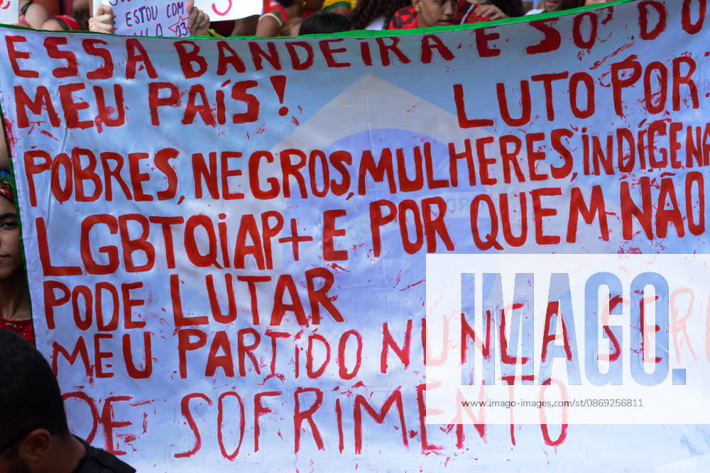 RIO DE JANEIRO, RJ - 12.10.2026: BRASIL PELA DEMOCRACIA RJ - Pro-Lula rally held this afternoon (12) during Brazil for democracy RJ held in Copacabana in Rio de Janeiro, RJ. x3030227x CarlosxSanttos