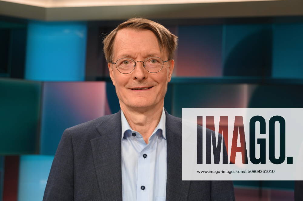 Politiker Karl Lauterbach, SPD, Bundestagsabgeordneter und früherer Bundesgesundheitsminister, zu Gast in der ARD Talkshow Hart aber Fair mit dem Thema Starke Ränder, schwache Mitte: Bleibt das jetzt so?