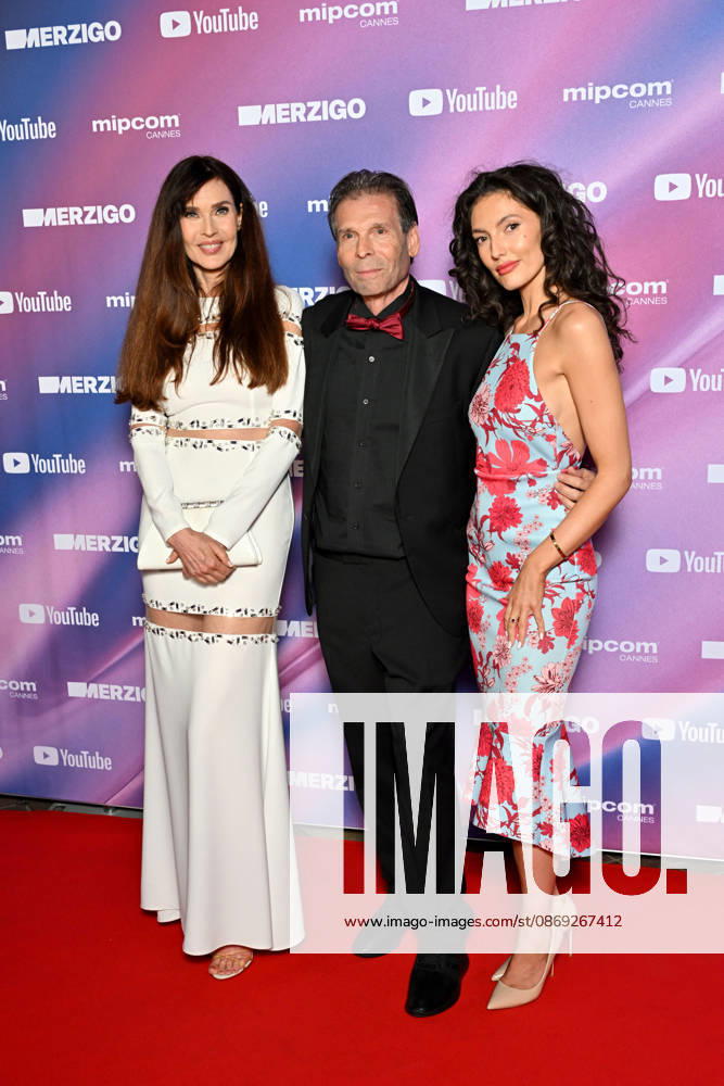 Carol Alt, Robert Gillings and Charlotte Coles during the opening night of MIPCOM 2026 at the Majestic Hotel in Cannes on October 12, 2026. MIPCOM is the International Market for Audiovisual Content and Co-production. Every October, it brings together TV and media professionals in Cannes for four days of business, networking, and collaboration. Bruno Bebert, Bestimage. MIPCOM 2025 at the Palais des Festivals in Cannes, October 12, 2026, Cannes, France