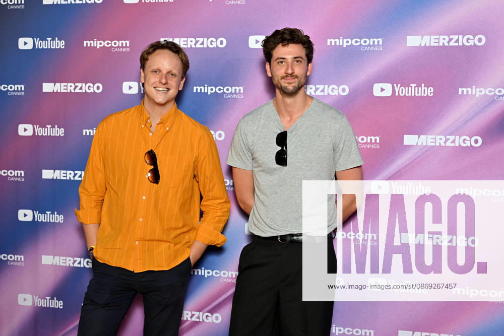 Pulp Kitchen, a popular podcast on film and television hosted by James Briefel and George Pundek during the opening night of MIPCOM 2026 at the Majestic Hotel in Cannes, October 12, 2026. MIPCOM is the International Market for Audiovisual Content and Co-production. Every year in October, it brings together TV and media professionals in Cannes for four days of business, networking, and collaboration. Bruno Bebert, Bestimage, MIPCOM 2025 at the Palais des Festivals in Cannes, October 12, 2026, Cannes, France