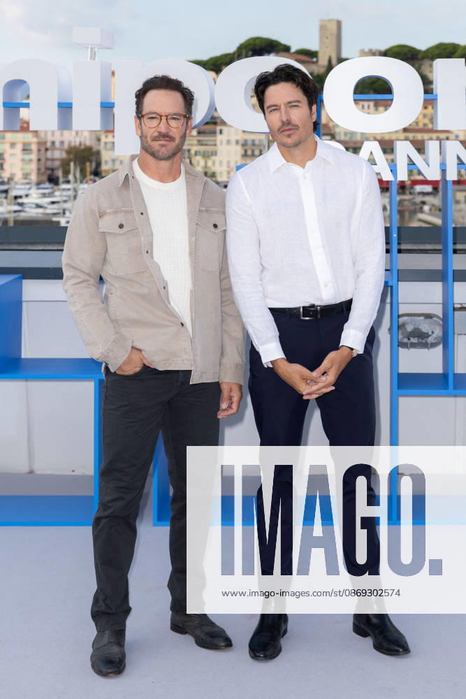 Mark-Paul Gosselaar Shane Cunningham During Premiere of BulgES - Cannes Mark-Paul Gosselaar and Shane Cunningham attend the photocall of BulgES during Cannes Mipcom 2026 in Cannes, France on October 13, 2026. Photo by Shootpix ABACAPRESS.COM Cannes France