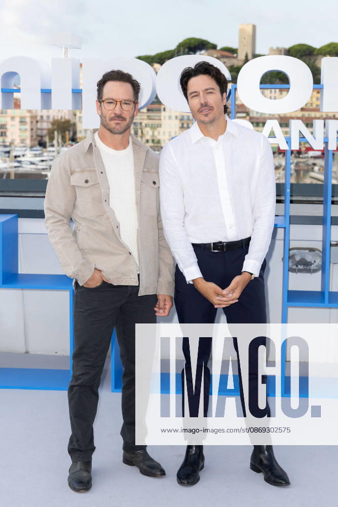 Mark-Paul Gosselaar Shane Cunningham During Premiere of BulgES - Cannes Mark-Paul Gosselaar and Shane Cunningham attend the photocall of BulgES during Cannes Mipcom 2026 in Cannes, France on October 13, 2026. Photo by Shootpix ABACAPRESS.COM Cannes France
