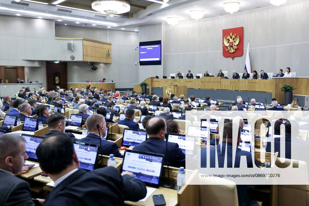 RUSSIA, MOSCOW - OCTOBER 13, 2026: A plenary meeting of the Russian State Duma Moscow Russia - ZUMAt113 20261013_zaa_t113_377
