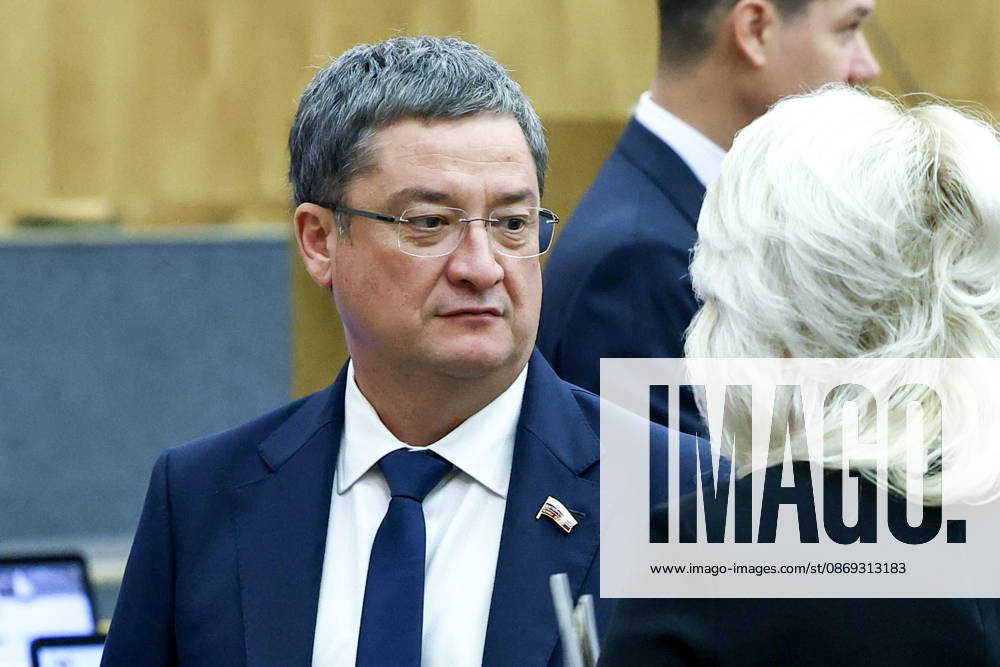 RUSSIA, MOSCOW - OCTOBER 13, 2026: Russian State Duma member Rinat Ayupov (L) attends a plenary meeting of the Russian State Duma Moscow Russia - ZUMAt113 20261013_zaa_t113_398