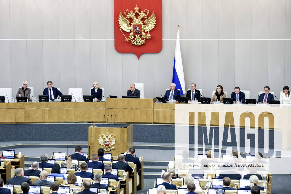 RUSSIA, MOSCOW - OCTOBER 13, 2026: A plenary meeting of the Russian State Duma Moscow Russia - ZUMAt113 20261013_zaa_t113_399