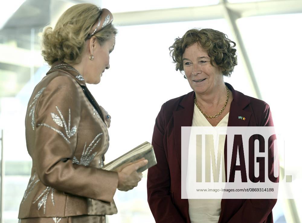 State Visit of King Philippe and Queen Mathilde to Kazakhstan (Day 3) ASTANA, KAZAKHSTAN - OCTOBER 13 : State Visit of King Philippe and Queen Mathilde to Kazakhstan (Day 3) - Visit of Alem.AI (International center for artificial intelligence). Presentation of the telescope of UGent to the CEO of Alem A.I. in the presence of Petra De Sutter and Kassym-Jomart Tokaïev (President of Kazakhstan) on October 13, 2026 in Astana, Kazakhstan, 13 10 2026 Astana Kazakhstan