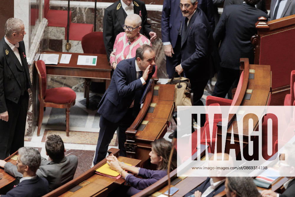 PRIME MINISTER So bastien LECORNU during a question and answer session with the government at the National Assembly in Paris, on October 13, 2026. - ZUMAs287 20261013_zip_s287_028