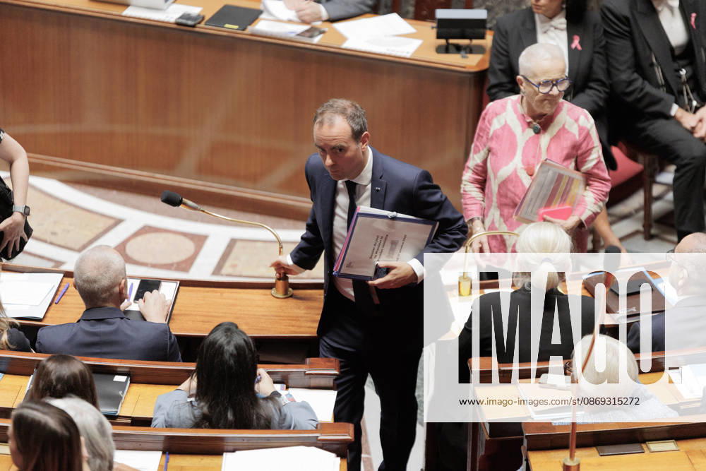 PRIME MINISTER SÃ bastien LECORNU during a question and answer session with the government at the National Assembly in Paris, on October 13, 2026. - ZUMAs287 20261013_zip_s287_029