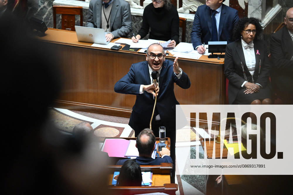 Session Of Questions To The Governement At The National Assembly - Paris French Minister of the Interior Laurent Nunez during a session of questions to the government at the National Assembly, French Parliament in Paris, France on octobre 13, 2026. Photo by Tomas Stevens ABACAPRESS.COM Paris France