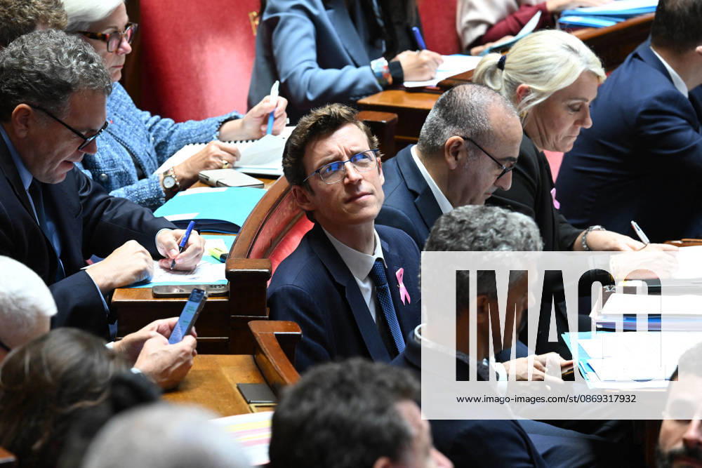 Session Of Questions To The Governement At The National Assembly - Paris French Minister of Education Edouard Geffray during a session of questions to the government at the National Assembly, French Parliament in Paris, France on octobre 13, 2026. Photo by Tomas Stevens ABACAPRESS.COM Paris France