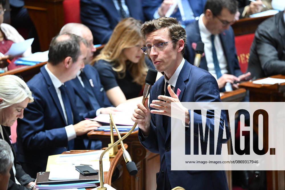 Session Of Questions To The Governement At The National Assembly - Paris French Minister of Education Edouard Geffray during a session of questions to the government at the National Assembly, French Parliament in Paris, France on octobre 13, 2026. Photo by Tomas Stevens ABACAPRESS.COM Paris France