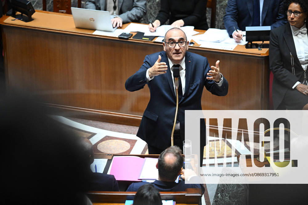Session Of Questions To The Governement At The National Assembly - Paris French Minister of the Interior Laurent Nunez during a session of questions to the government at the National Assembly, French Parliament in Paris, France on octobre 13, 2026. Photo by Tomas Stevens ABACAPRESS.COM Paris France