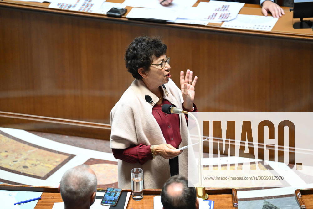 Session Of Questions To The Governement At The National Assembly - Paris French Minister of Ecological transition, Biodiversity and International Negotiations on Climate and Nature Monique Barbut during a session of questions to the government at the National Assembly, French Parliament in Paris, France on octobre 13, 2026. Photo by Tomas Stevens ABACAPRESS.COM Paris France