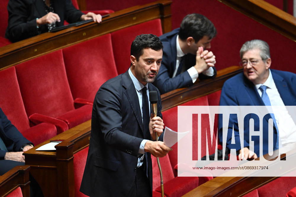 Session Of Questions To The Governement At The National Assembly - Paris French deputy Matthias Renault during a session of questions to the government at the National Assembly, French Parliament in Paris, France on octobre 13, 2026. Photo by Tomas Stevens ABACAPRESS.COM Paris France