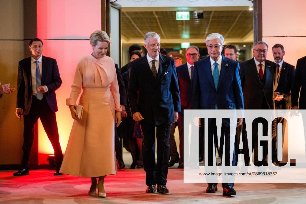 Queen Mathilde of Belgium; King Philippe - Filip of Belgium and Kazakhstan s President Kassym-Jomart Tokayev a evening Reception organised by the ambassador the official state visit of the Belgian King and Queen to Kazakhstan, on Tuesday 13 October 2026. The first State Visit of Belgium s royal couple in central Asia from 11 to 14 October 2026, aims to highlight bilateral cooperation in the economic, academic, and cultural fields. JASPERxJACOBS 189682299