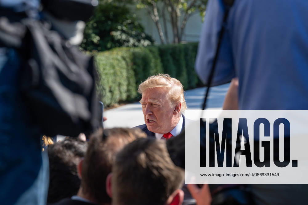President Donald Trump speaks to the White House press corps on October 13, 2026. Washington United States - ZUMAl312 20261013_znp_l312_023