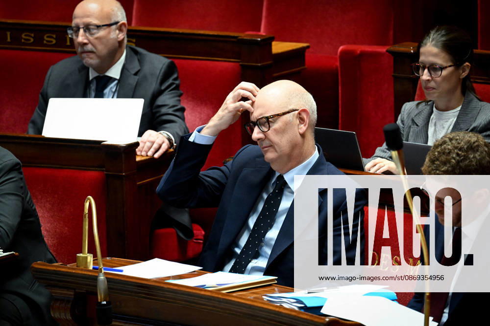 2027 Finance Bill Part One at the National Assembly French Minister of the Economy, Finance and Industrial, Energy and Digital Sovereignty Roland Lescure during the 2027 Finance Bill Part One at the National Assembly, French Parliament in Paris, France on octobre 13, 2026. Photo by Tomas Stevens ABACAPRESS.COM Paris France