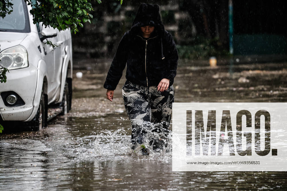 Santiago, October 13, 2026: Flooding at the intersection of Irarrazaval and Lo Encalada in the municipality of Nunoa due to heavy rains in the capital. Diego Martin Aton Chile, Aton 1199656 jpeg