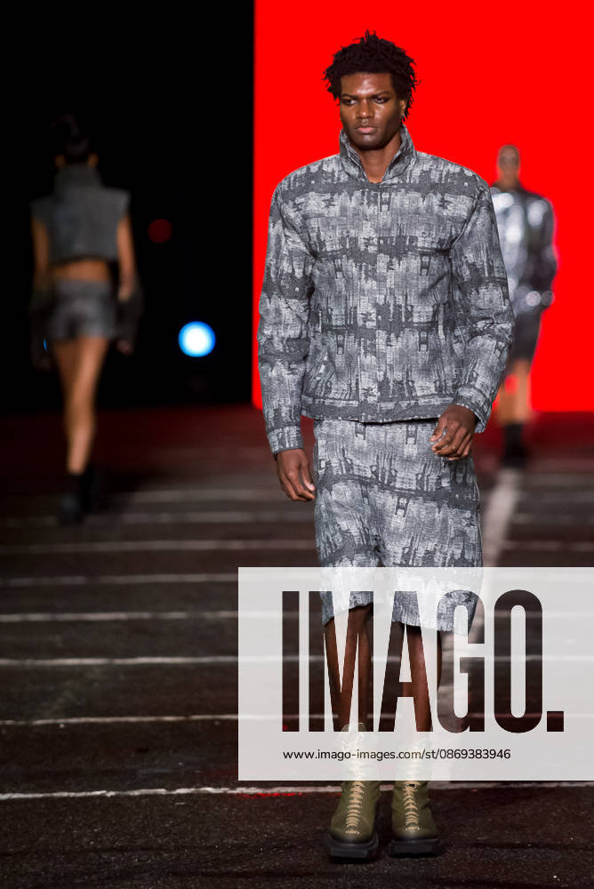 SãO PAULO, SP - 13.10.2026: SPFW N61 - The FORCA Studio fashion show took place this Wednesday (13), at Praça Charles Miller, during SPFW N61 in São Paulo, SP. In the photo, the Forca X collection, designed by creative directors Vivian Rivaben and Silvio De Marchi. x3031412x VincentxBosson