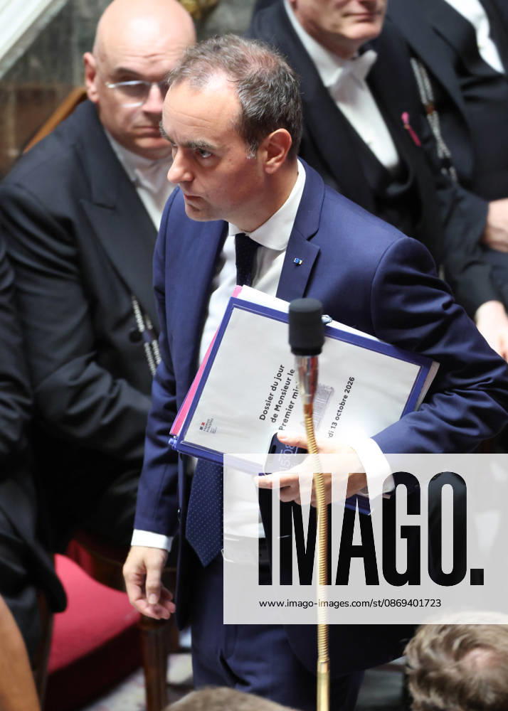 Assemble´e Nationale - QAG du 13 octobre 2026 Sébastien Lecornu Séance des Questions d Actualités au Gouvernement du 13 octobre 2026 à l Assemble´e Nationale à Paris. Current Affairs Question Period with the Government on October 13, 2026, at the National Assembly in Paris.