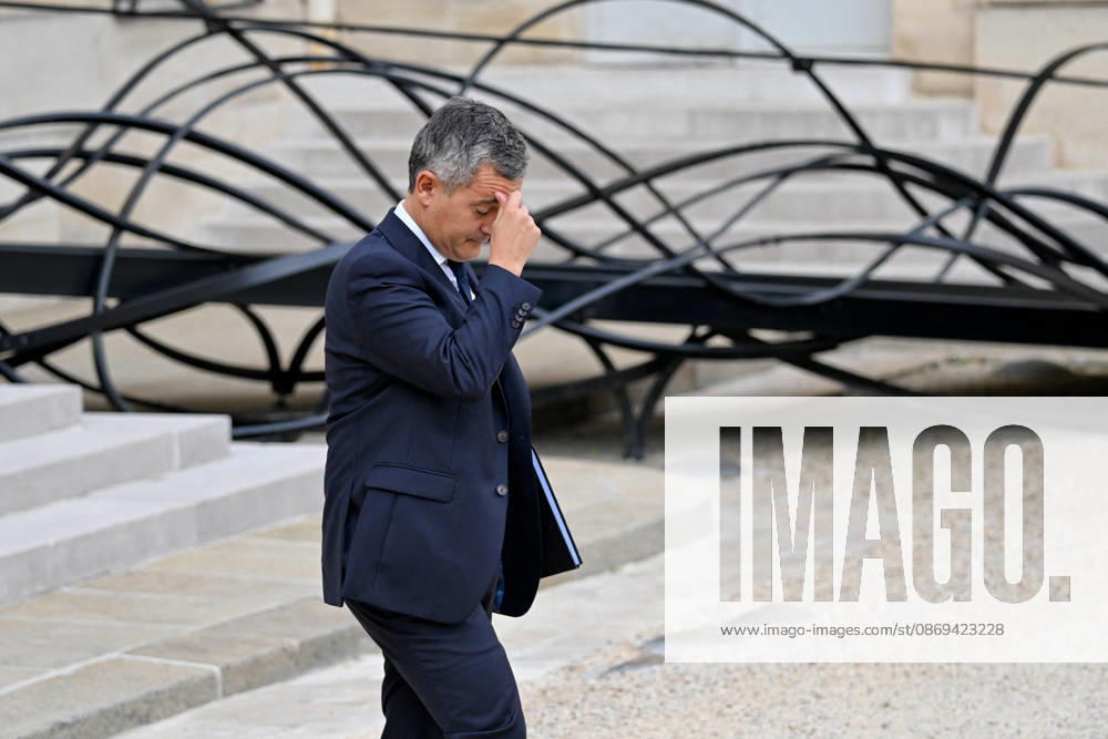 Weekly Cabinet Meeting at the Elysee Palace French Minister of Justice Gerald Darmanin leaves after the weekly cabinet meeting (Conseil des ministres) at the Elysee Palace in Paris, France, on October 14, 2026. Photo by Tomas Stevens ABACAPRESS.COM Paris France