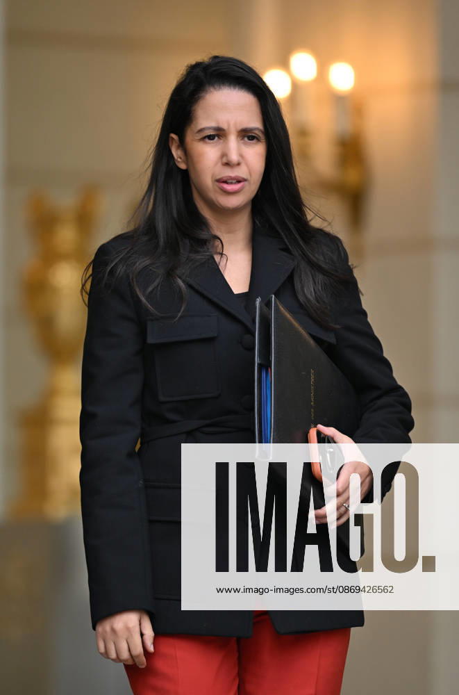 French government weekly cabinet meeting at Elysee Palace in Paris PARIS, FRANCE - OCTOBER 14: French Overseas Minister Naima Moutchou leaves after a weekly cabinet meeting at the Elysee Palace in Paris, France on October 14, 2026. Mustafa Yalçin Anadolu Paris France. Editorial use only. Please get in touch for any other usage.
