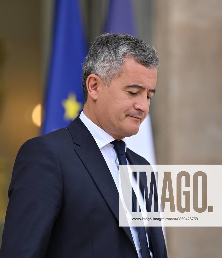 French government weekly cabinet meeting at Elysee Palace in Paris PARIS, FRANCE - OCTOBER 14: French Justice Minister Gerald Darmanin leaves after a weekly cabinet meeting at the Elysee Palace in Paris, France on October 14, 2026. Mustafa Yalçin Anadolu Paris France. Editorial use only. Please get in touch for any other usage.