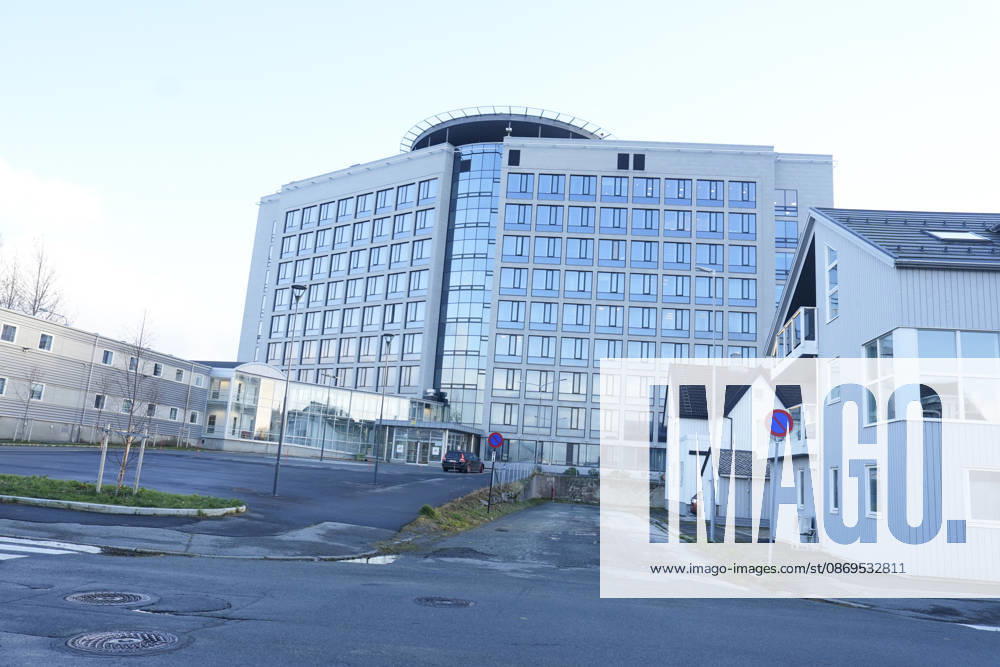 Champions League: Bodo Glimt - Borussia Dortmund. Bodo 20261014. Norland Hospital is located in the middle of Bodo city. Photo: Terje Pedersen NTB Bodo Norway fPNCu9vQeto Ref:_SPOfPNCu9vQeto.jpg