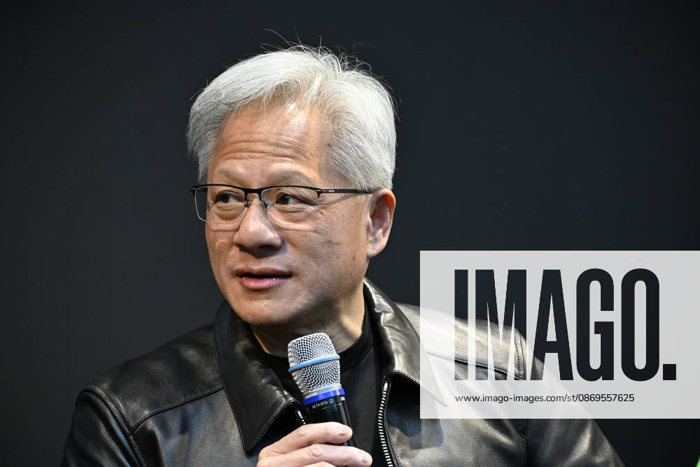 STOCKHOLM, Oct. 15, 2026 — Jensen Huang, CEO of Nvidia, speaks during the Build A Claw Experience event at Norrsken House Stockholm, as Nvidia hosts three AI events in Stockholm on Thursday