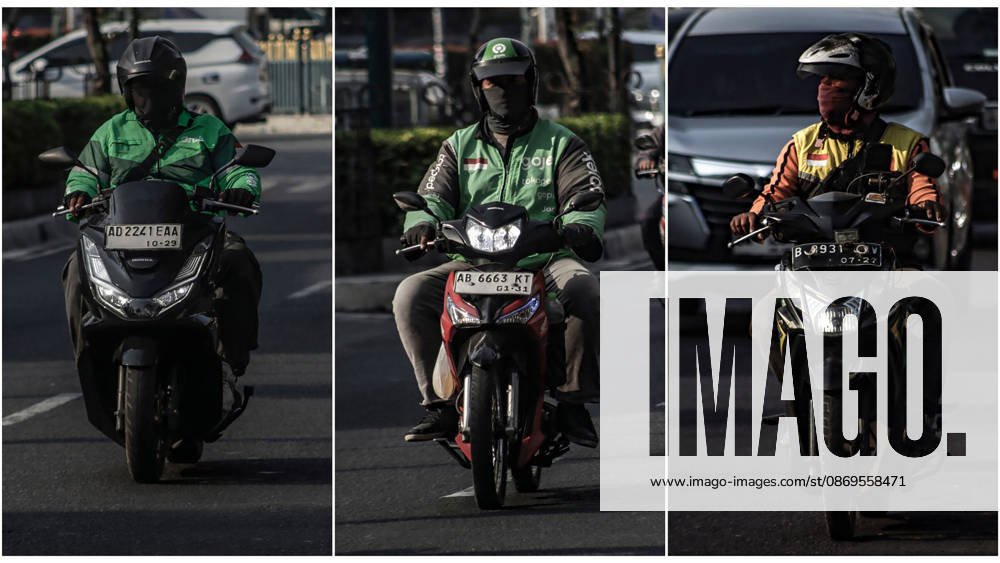 Yogyakarta, Special Region Of Yogyakarta, Indonesia: Yogyakarta, October 15, 2026. A photo collage of online motorcycle taxi drivers passing through Yogyakarta on. BPJS Ketenagakerjaan aims to increase enrollment among informal workers by the end of 2026 by 20 percent from the July 2026 figure, which stood at just 17.44 percent or 13.56 million out of a potential 77.8 million informal workers in Indonesiathrough the implementation of three key strategies encompassing reframing, relevance, and resonance, or the 3R approach. Yogyakarta Indonesia - ZUMAf198 20261015_zip_f198_002