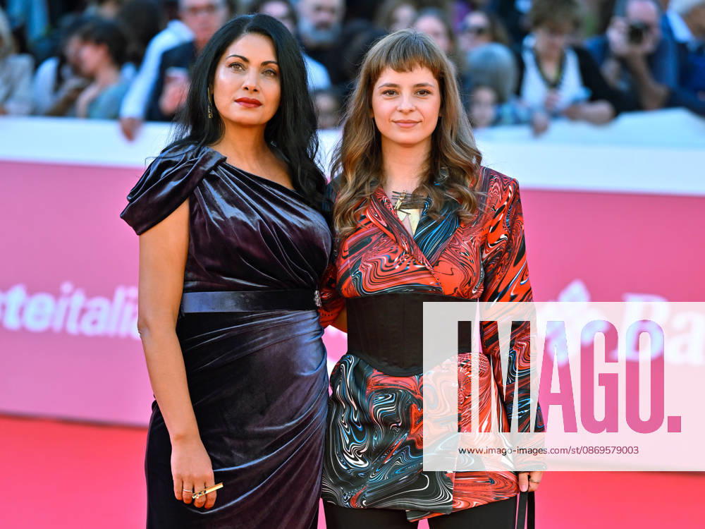 IPA89722247 - Rome, 2026 Film Festival - Evening 3 - Red Carpet for the film *SKEJTANJETO NE E ZA DEVOJÄaINJA* (*SKATEBOARDING IS NOT FOR GIRLS*) Pictured: Dina Duma Simonida Selimovic