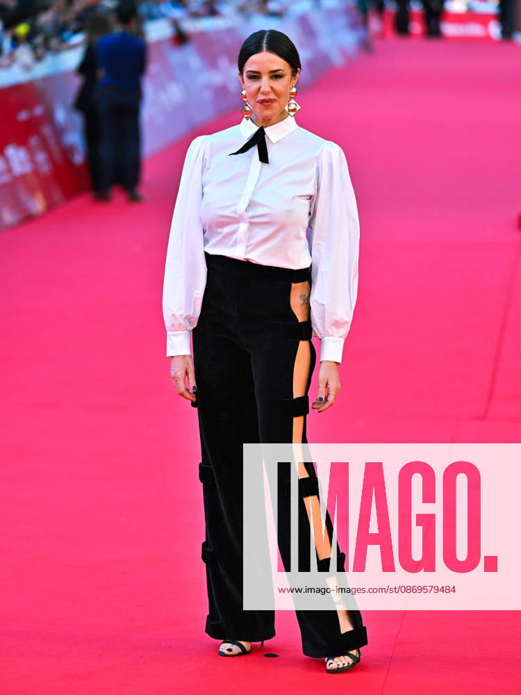 IPA89722087 - Rome, 2026 Film Festival - Evening 3 - Red Carpet for the film *SKEJTANJETO NE E ZA DEVOJÄaINJA* (*SKATEBOARDING IS NOT FOR GIRLS*) In the photo: Alessia Fabiani
