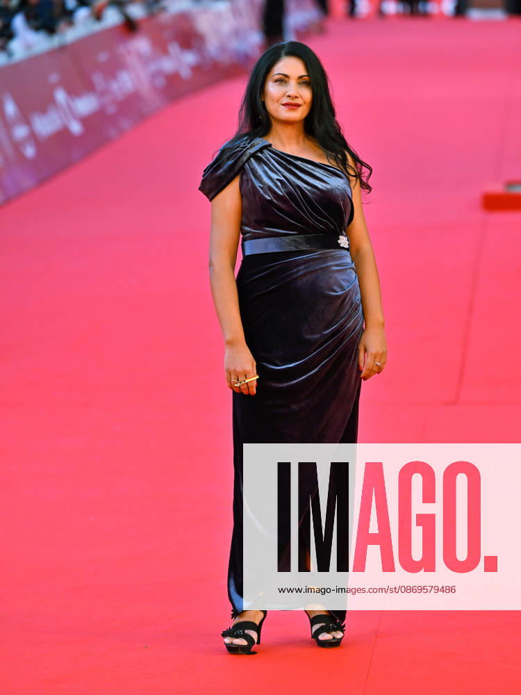 IPA89722279 - Rome, 2026 Film Festival - Evening 3 - Red Carpet for the film *SKEJTANJETO NE E ZA DEVOJÄaINJA* (*SKATEBOARDING IS NOT FOR GIRLS*) Pictured: Simonida Selimovic