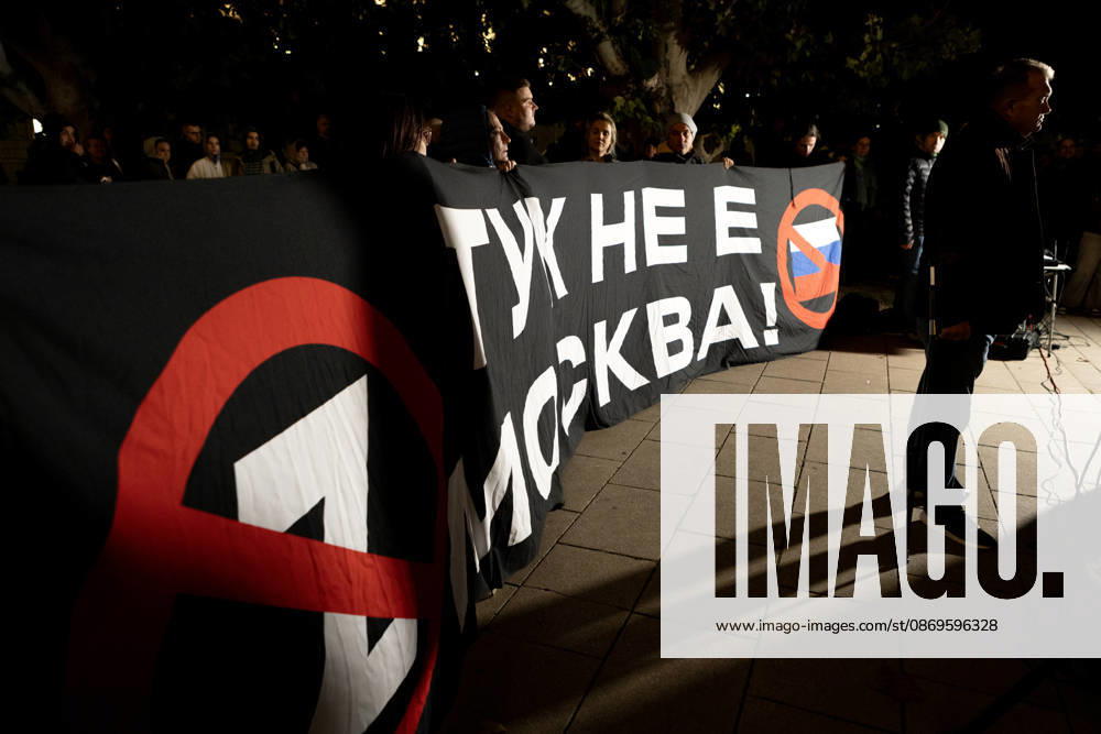Protesters demand answers over Black Sea maritime attacks in Bulgaria SOFIA, BULGARIA - OCTOBER 15: Demonstrators gather during a protest demanding clarification over recent Black Sea maritime attacks near government buildings in Sofia, Bulgaria on October 15, 2026. Protesters assembled to voice anger against the policies of President Iliana Iotova and Prime Minister Rumen Radev, seeking answers regarding drone strikes on four commercial vessels within Bulgaria’s exclusive economic zone that left two ships sunk and two damaged. Hristo Vladev Anadolu Sofia Bulgaria. Editorial use only. Please get in touch for any other usage.