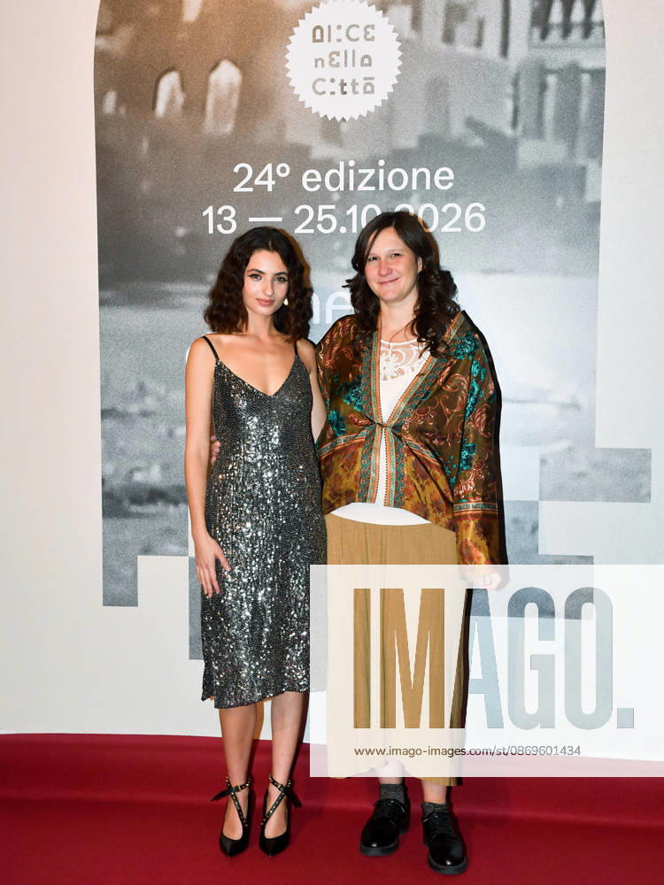 IPA89729029 - Roma Cinema Fest 2026. Night 3 Red Carpet for the film Idda. Pictured: Irene Dionisio, Tecla Insolia